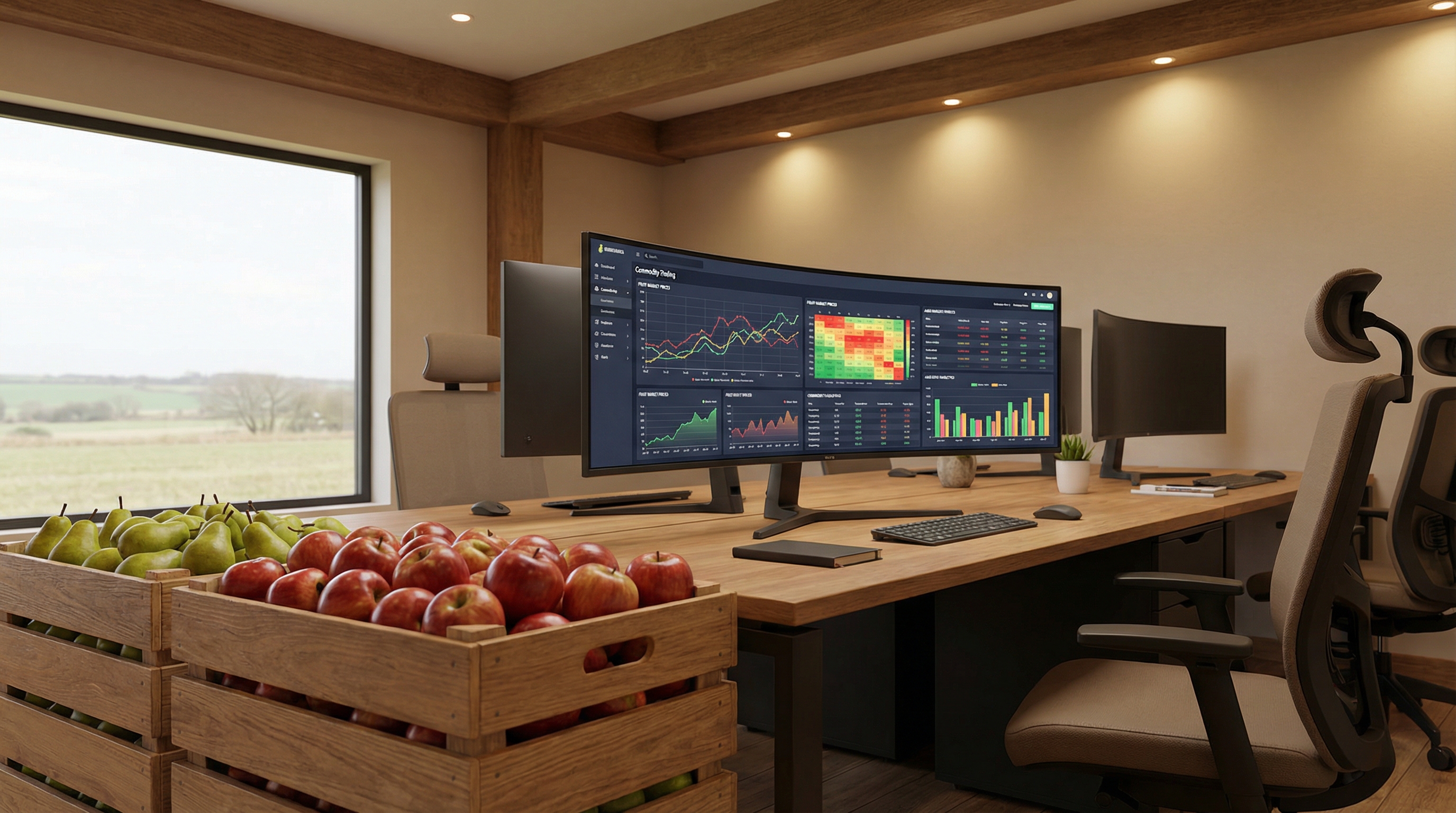 AI commodity trading dashboards with real-time market intelligence